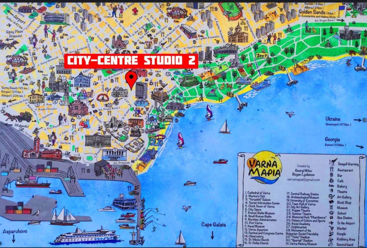 City-Centre Studio 2 Varna Exterior foto